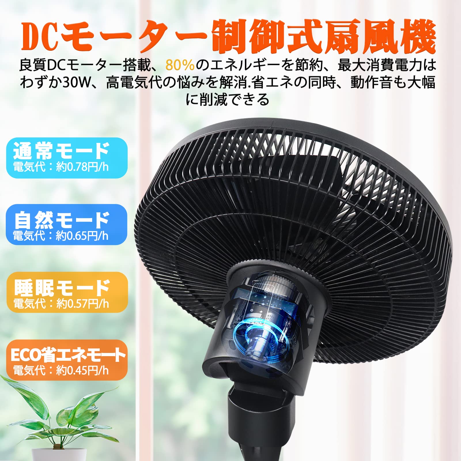 サーキュレーター 扇風機 dcモーター リビングファン 首振り 省エネ 静音 楽天市場】【80%OFFクーポン利用で5536円】リビング扇風機